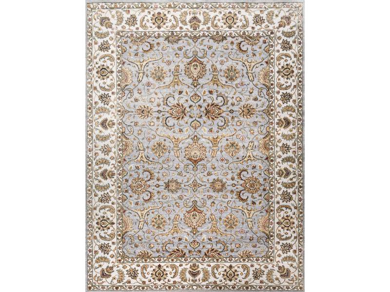 Hand Knotted Transitional Wool & Silk Carpet 6