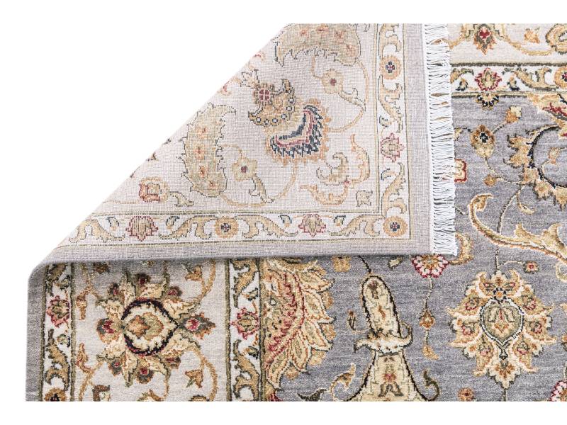 Hand Knotted Transitional Wool & Silk Carpet 4
