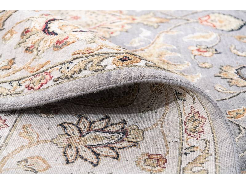 Hand Knotted Transitional Wool & Silk Carpet 2
