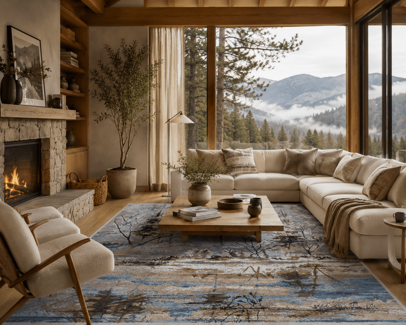 Hand Knotted Modern Contemporary Carpets