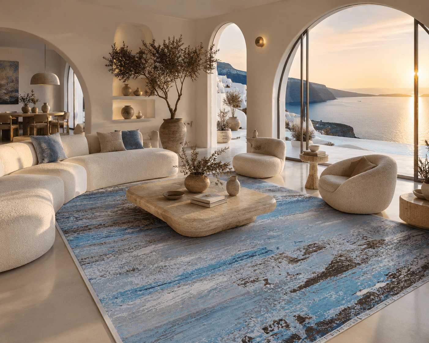 Hand Knotted Modern Contemporary Carpets