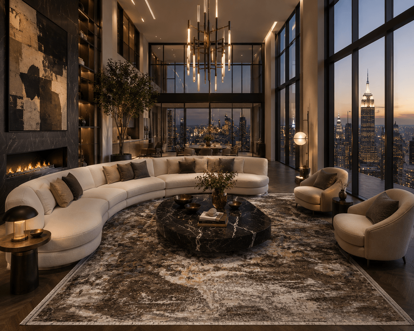 Hand Knotted Modern Contemporary Carpets