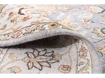 Hand Knotted Transitional Wool & Silk Carpet