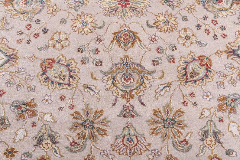 Hand Knotted Transitional Wool & Silk Carpet