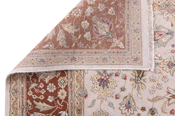 Hand Knotted Transitional Wool & Silk Carpet
