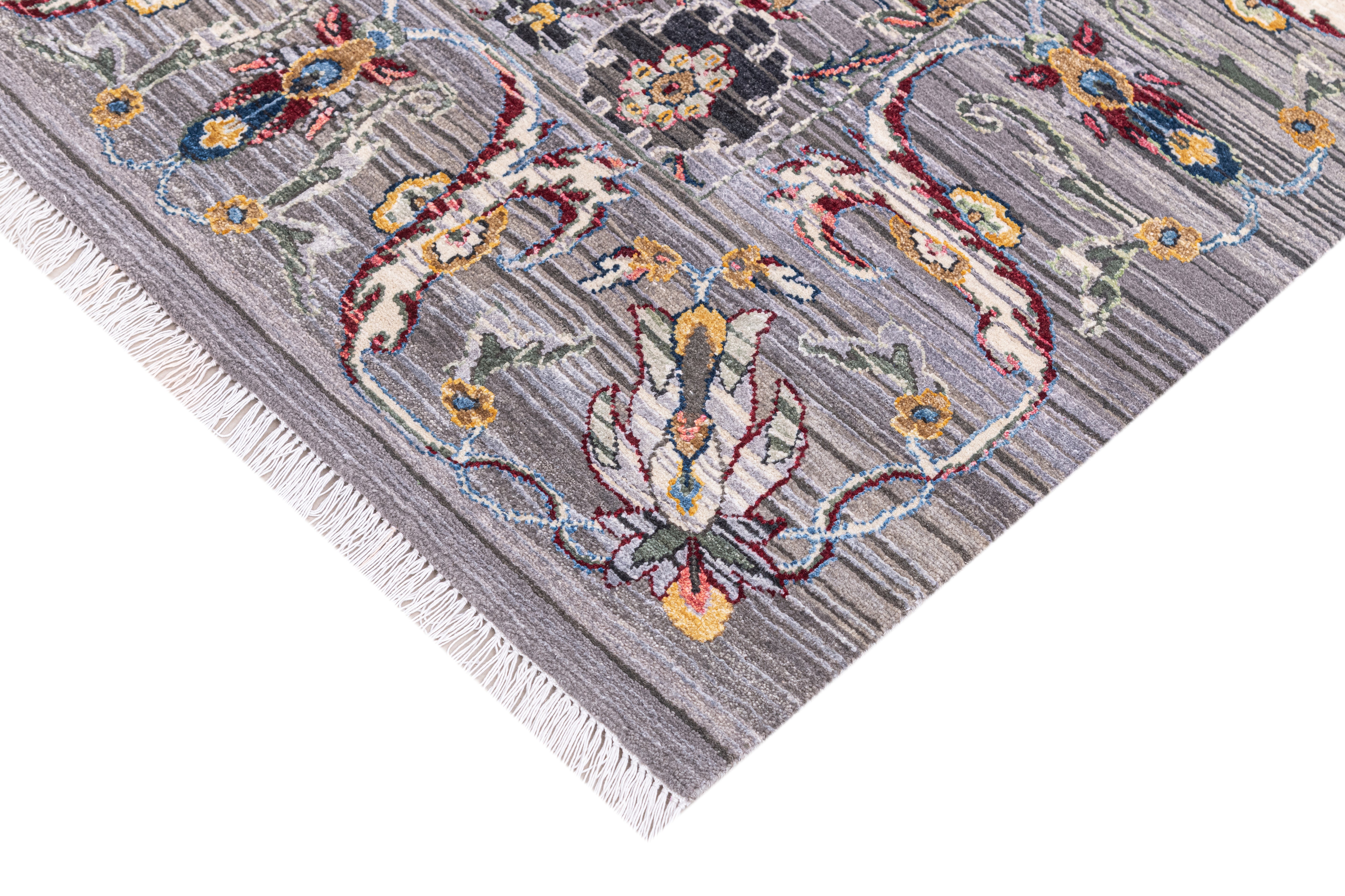 Hand Knotted Transitional Carpet