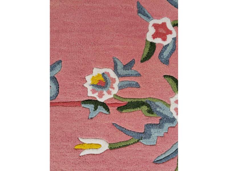 Hand Tufted Rosette Garden Rug