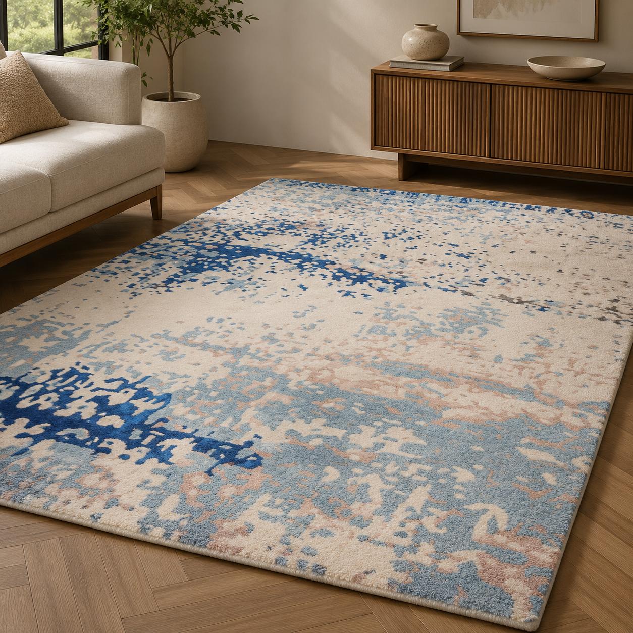 Hand Tufted Abstract Ember Rug