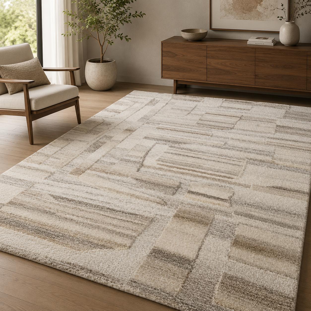 Hand Tufted Urban Layers Rug